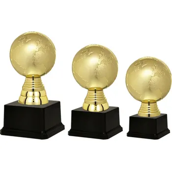 Soška - sportovní pohár - ZEMĚKOULE - PB/P501.01 Výška poháru: Soška C -ZEMĚKOULE- 15,5cm