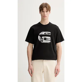 Pánské tričko Bavlněné tričko G-Star G icon gr D28823.E385 černá 99A, vel. S