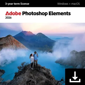 Grafický software Photoshop Elements 2026 MP ML (+CZ) Commercial 1 User, 36 Months Term License