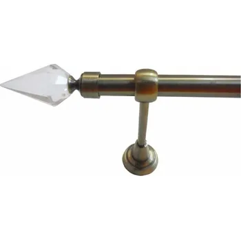 Garnýž URBÁNEK Garnýže kovové OP pr.19 mm antická mosaz Orfeus - 160 cm