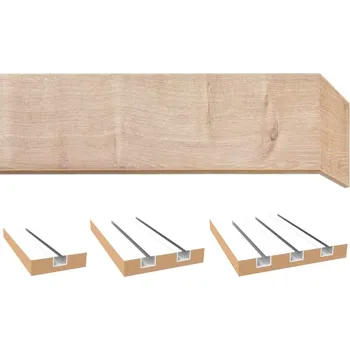 Garnýž URBÁNEK Garnýže Style s plastovou drážkou - na míru | 1 cm