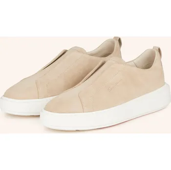 Dámské tenisky Santoni Dámské Slip-On Sneakersy Victory, béžová, 38