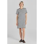 ŠATY GANT STRIPED SS T-SHIRT DRESS CLASSIC BLUE
