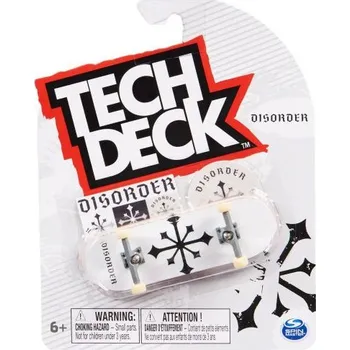 FINGERBOARD TECHDECK DISORDER LOGO - bílá + při osobním odběru 265 Kč