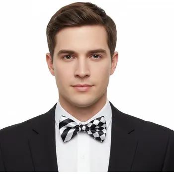 Motýlek černobílý pierot