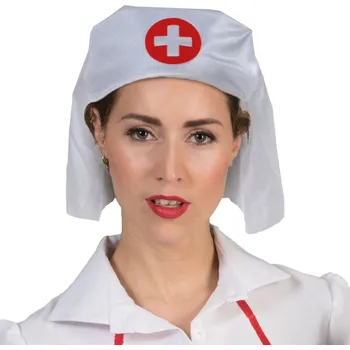 Karnevalový doplněk Čepec čepeček zdravotní sestřička