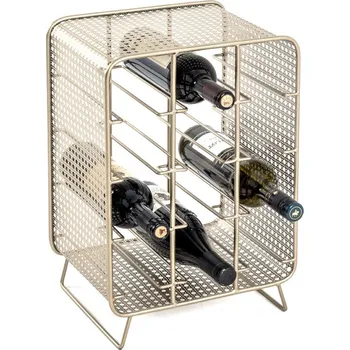 Stojan na víno Stojan na lahve Wien, zlatý