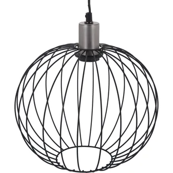 Závěsná stropní lampa Loft 30 cm, černá