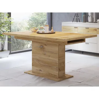 Jídelní stůl Rozkládací jídelní stůl Romy 160x90 cm, dub