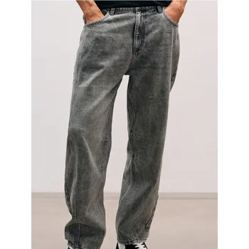 Pánské džíny Sinsay - Džíny barrel leg - šedá - 486FB-09J - 486FB-09J-324