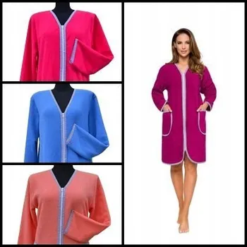 Dámský župan DÁMSKÝ ŽUPAN TERMOFROTÉ NA ZIP L SUTEX