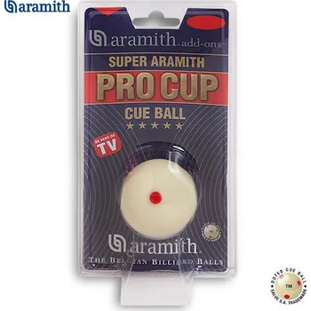 Kulečníková koule Koule samostatná pool Aramith Pro Cup bílá 57,2mm