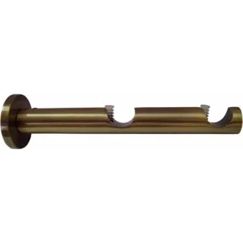 Garnýž URBÁNEK Garnýže GE - držák pr.16 mm duo - Antická mosaz