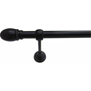 URBÁNEK Garnýže kovové OP pr.19 mm černá Aida - 200 cm