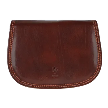 Kabelka NovaKabelka.cz Kožená italská crossbody kabelka Marzia Cafe