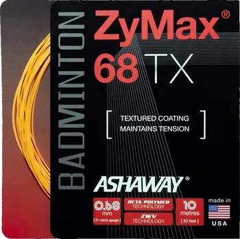 Badmintonový výplet Badmintonový výplet Ashaway Zymax 68 TX Orange Set