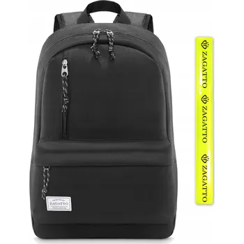 Školní batoh Školní batoh pro muže na notebook, černý, pro sportovní školu ZAGATTO