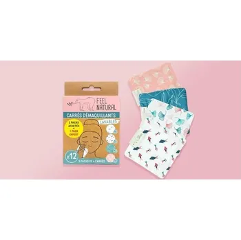 Přípravek na nehty Balení 3 sad odličovačů po 4 čtvercových kusech