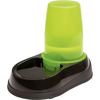 Miska pro psa Maelson Miska na vodu se zásobníkem na 2500 ml vody - černo-zelená - 21 × 35 × 28 cm