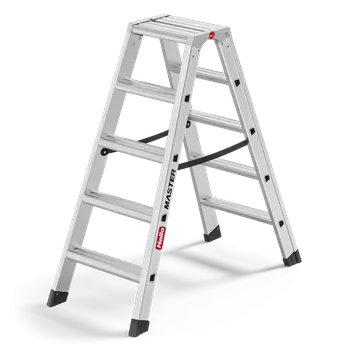 Žebřík Hliníkové štafle HAILO Master D100 2x5 stupnů