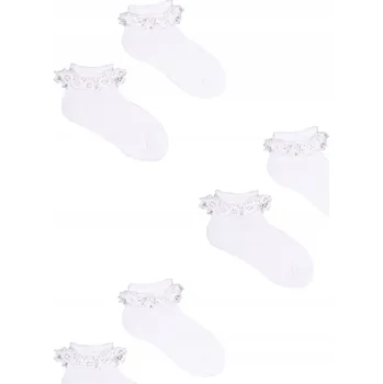 YO SKL-0122 bavlněné ponožky s volánkem 17/19