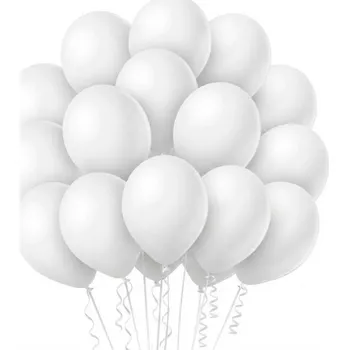 Balónek Latexové balónky bílé 40ks