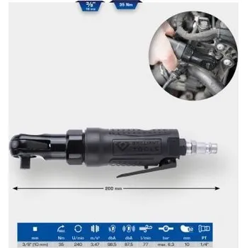 Auto-moto Ráčnový šroubovák (stlačený vzduch) KS TOOLS BT160602
