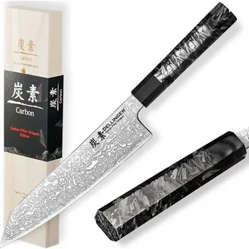 Kuchyňský nůž Nůž Dellinger Chef/Kiritsuke 215 mm Carbon Fiber Octagon®