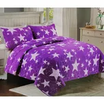 Sofy Přehoz na postel 200x240 - Fialové hvězdy