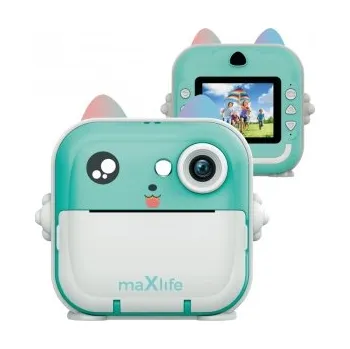 Digitální fotoaparát Digitální fotoaparát Maxlife Tiskací fotoaparát Drukuś modrý