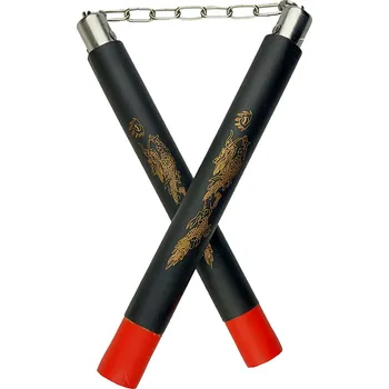 Sebeobrana CHZ Tréninkové nunchaku "NINJA PROFESSIONAL" s řetězem