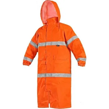 Zdravotnický plášť Canis Vizwell BATH Výstražný plášť reflexní oranžová M 111600920093