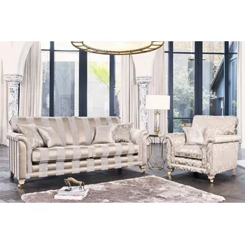 Pohovka BARRINGTON FURNITURE Luxusní pohovka Fleminh látka pruh