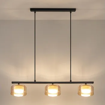 Brilagi - Lustr na lanku AURA LUX 3xGX53/30W/230V černá/zlatá