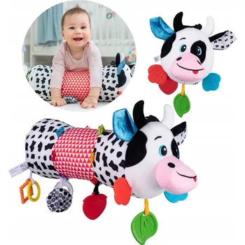 Polštář BalibaZoo válec kravička senzorický polštář kousátko