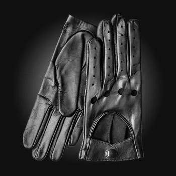 Rukavice Klasické dámské kožené rukavice na řízení Barva: Černá, Velikost: 7