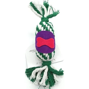 Hračka pro psa Bonbon - proplétaný MIX barev 18cm (80/1)