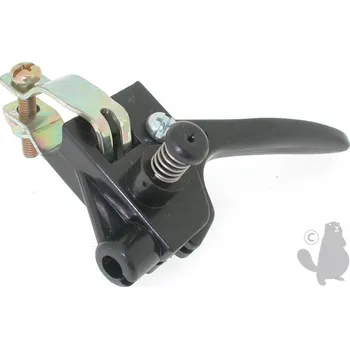 Páčka plynu s aretací