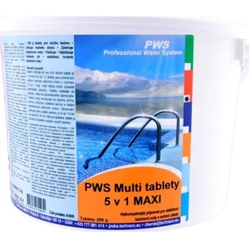 Bazénová chemie Multi tablety 5v1 MAXI 200g, 3 kg