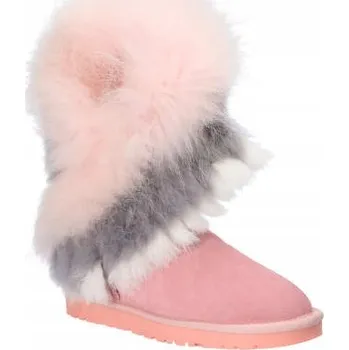 Dámská zimní obuv DIMAR WD840 SNĚHULE S KOŽÍŠKEM KOTNÍKOVÉ BOTY ZIMNÍ BOTY KOŽENÉ DÁMSKÉ PK 36