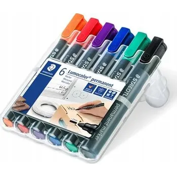 Permanentní popisovač vícebarevný Staedtler 6 ks