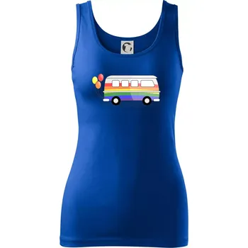 Dámské tričko LGBT busík - Dámské tílko - XL ( Královská modrá )