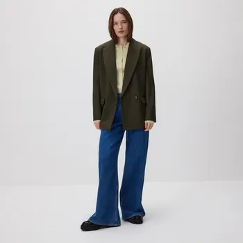 Dámské oblečení Reserved - Džíny wide leg - modrá - 171IL-50J - 171IL-50J-32