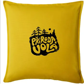 Polštář Příroda volá - Polštář 50x50 - 50x50 - Pouze potah ( Žlutá )