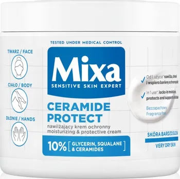 Tělový krém Mixa Ceramide Protect regenerační tělový krém pro citlivou pokožku 400 ml