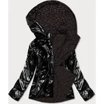 MHM Černo/hnědá oboustranná dámská bunda (W588BIG)