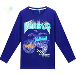 CHLAPECKÉ TRIČKO modré Kugo HC0647