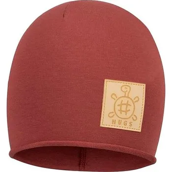 Kojenecká čepice BROEL chlapecká čepice Atlas bordó 44 cm