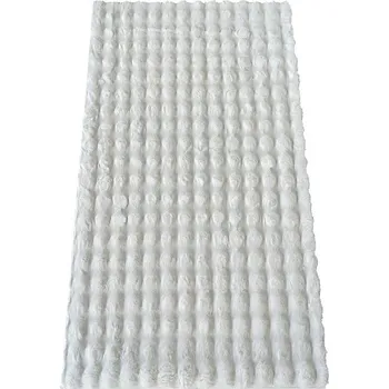 Koberec 4sleep kusový koberec Merlin 3D - 80 × 150 cm bílý