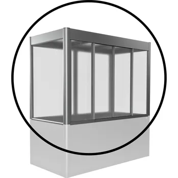 Příslušenství pro skleník Biohort Rozšíření o skleník Florentina 2×1 MAXI – šedý křemen metalíza (Příslušenství pro Zvýšený truhlík na zeleninu 2×1)